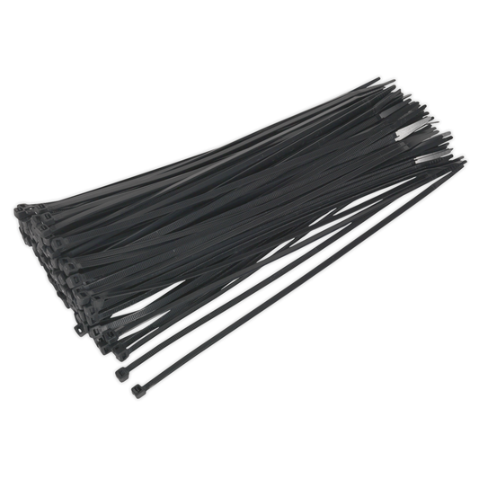 Sealey CT30048P100 Cable Tie 300 x 4.8mm, Black - Pack of 100