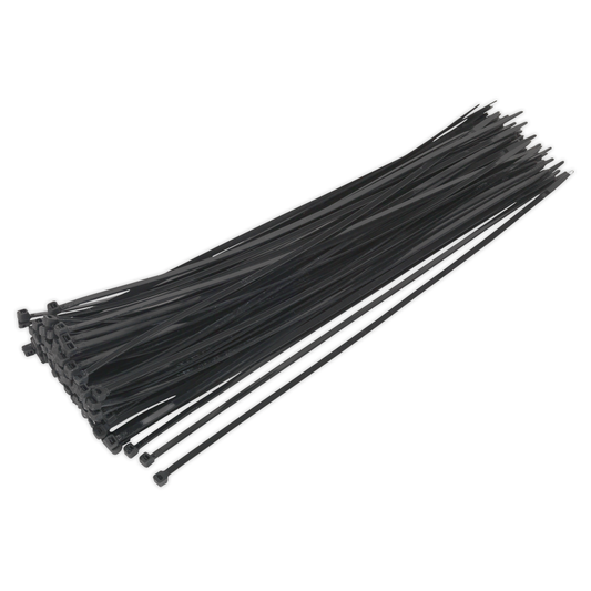 Sealey CT38048P100 Cable Tie 380 x 4.8mm, Black - Pack of 100