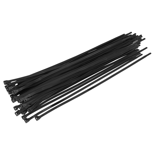 Sealey CT45076P50 Cable Tie 450 x 7.6mm, Black - Pack of 50