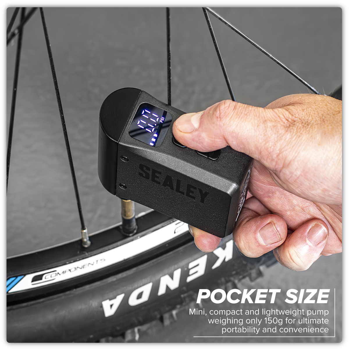 Sealey CTI100 Mini Digital Bike Pump