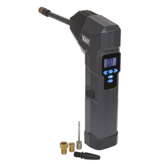 Sealey CTI120 Compact Rechargeable Tyre Inflator & Power Bank with Worklight