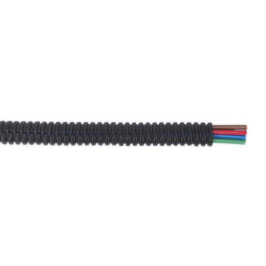 Sealey CTS0710 Split Convoluted Cable Sleeving 7-10mm 10m