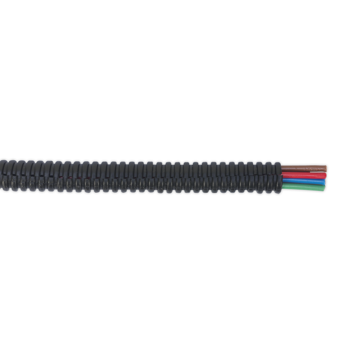 Sealey CTS0710 Split Convoluted Cable Sleeving 7-10mm 10m
