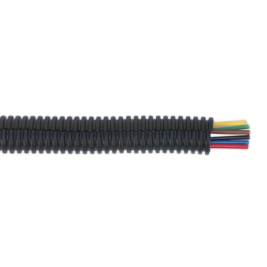 Sealey CTS1210 Split Convoluted Cable Sleeving Split 12-16mm 10m