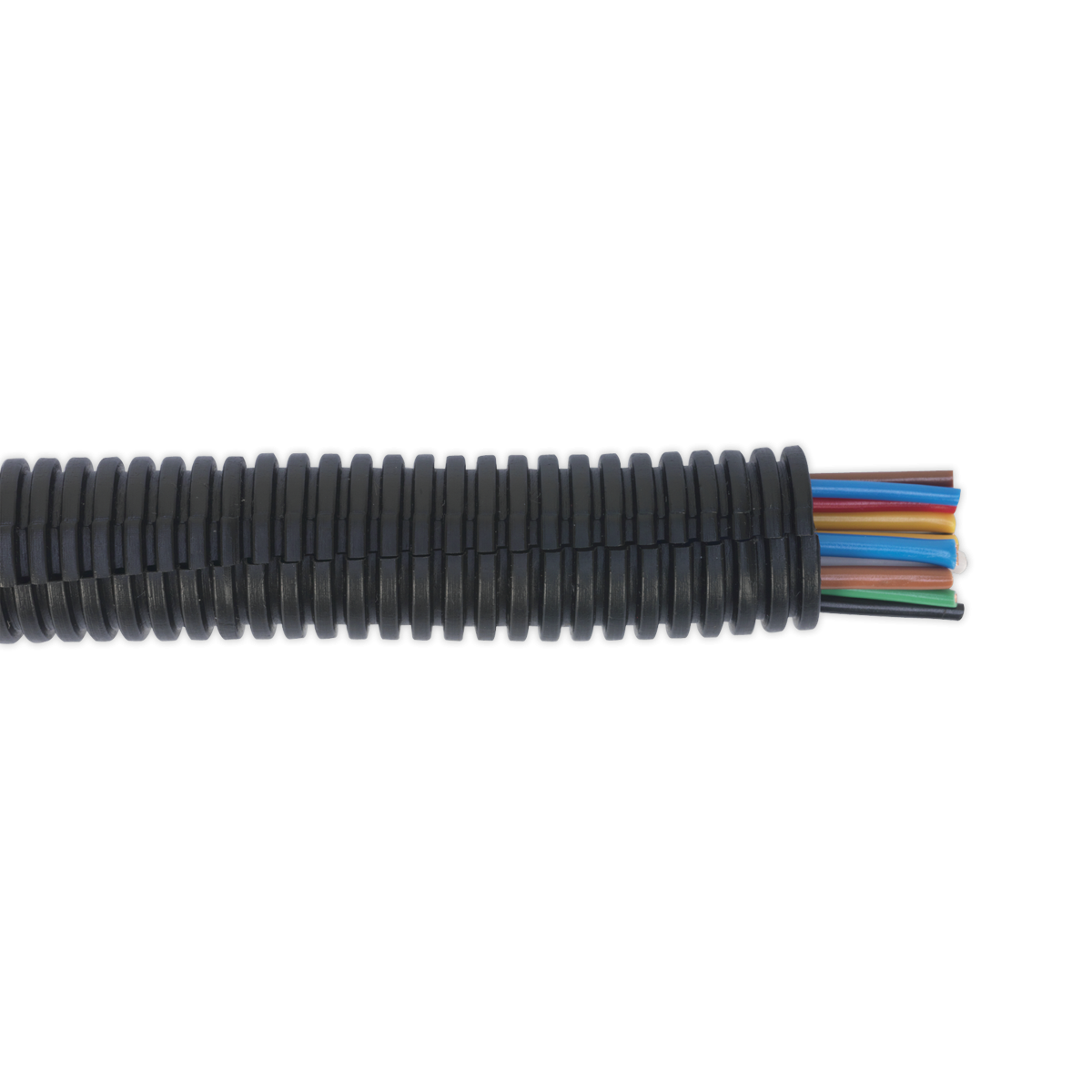 Sealey CTS1710 Split Convoluted Cable Sleeving Split 17-21mm 10m