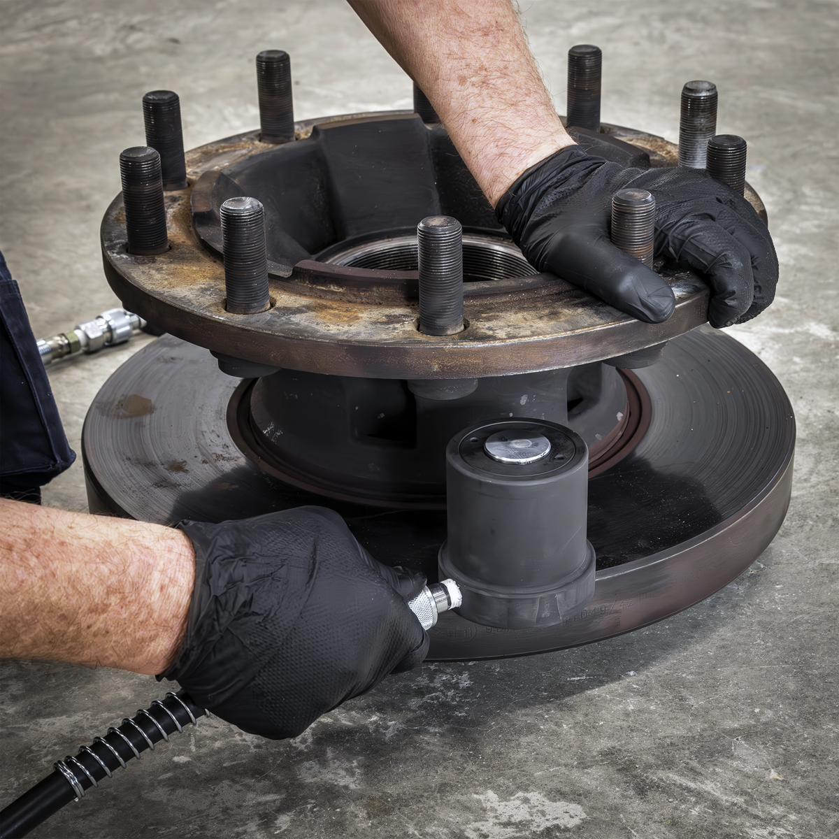 Sealey CV050 Hydraulic Floating Brake Disc Press 14 Tonne