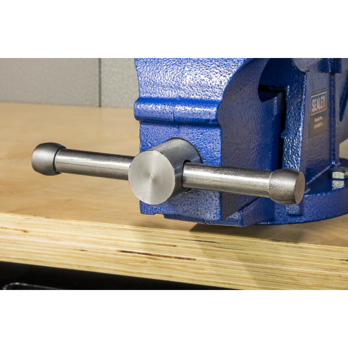 Sealey CV125XT Professional Heavy-Duty Fixed Base Vice 125mm