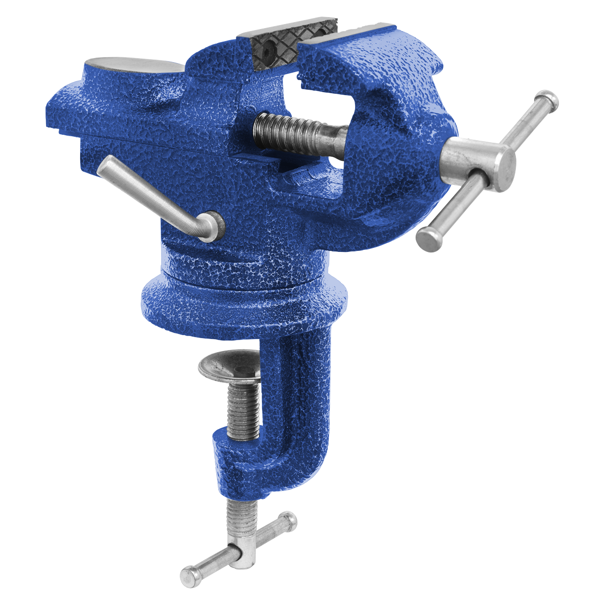 Sealey CV50 Portable Bench & Table Vice with 360° Swivel Base 50mm