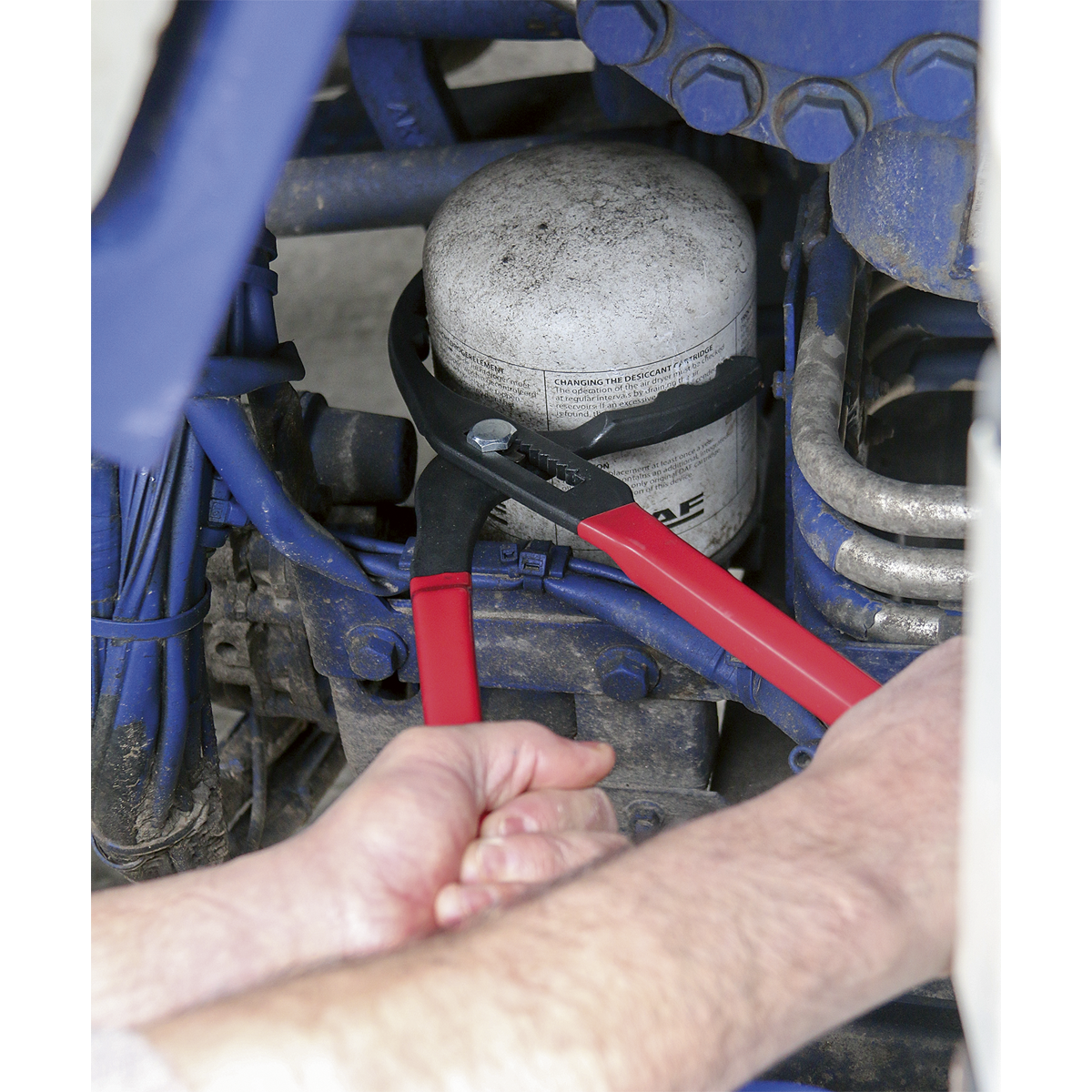 Sealey CV6412 Oil Filter Pliers for Commercial Vehicles 95-178mm