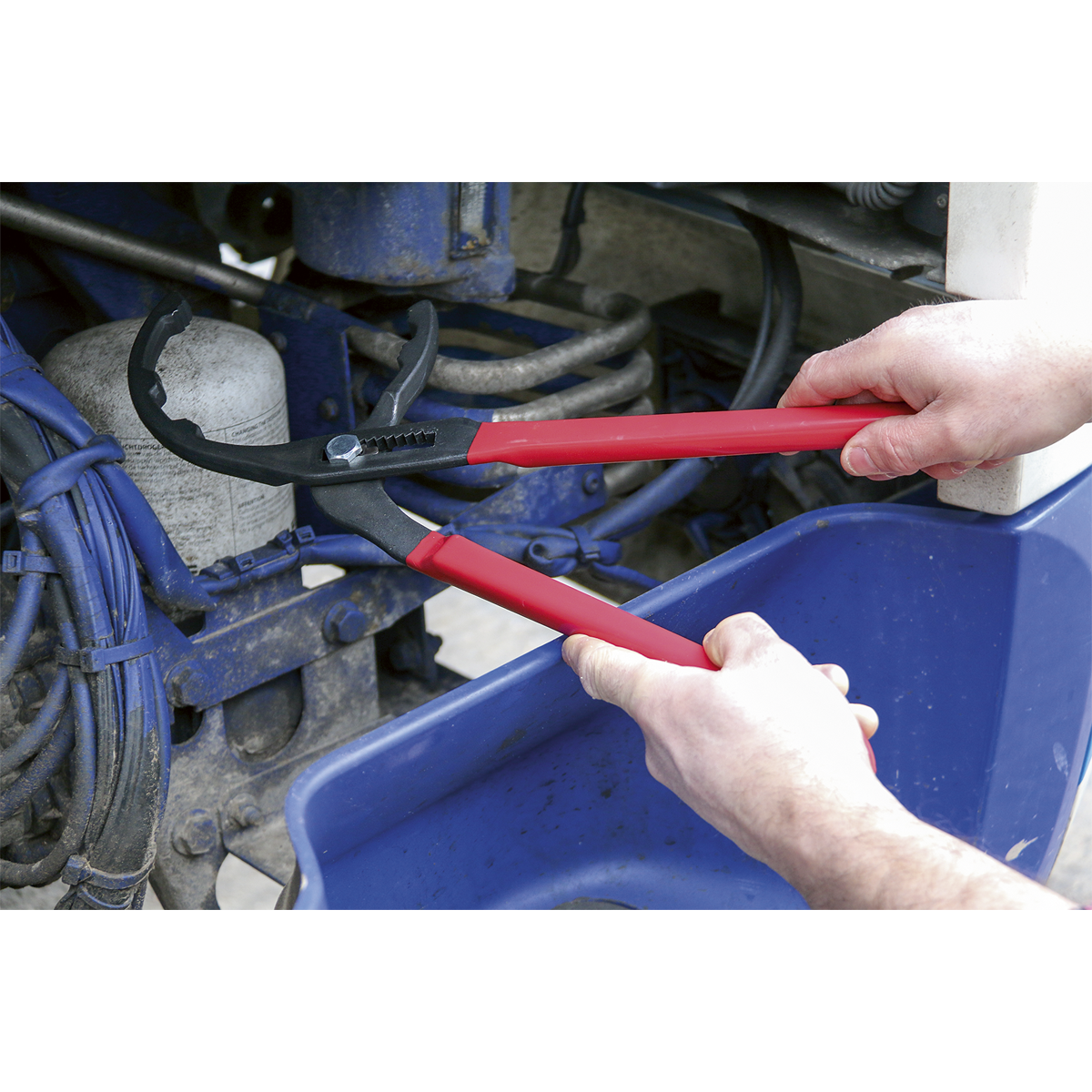 Sealey CV6412 Oil Filter Pliers for Commercial Vehicles 95-178mm