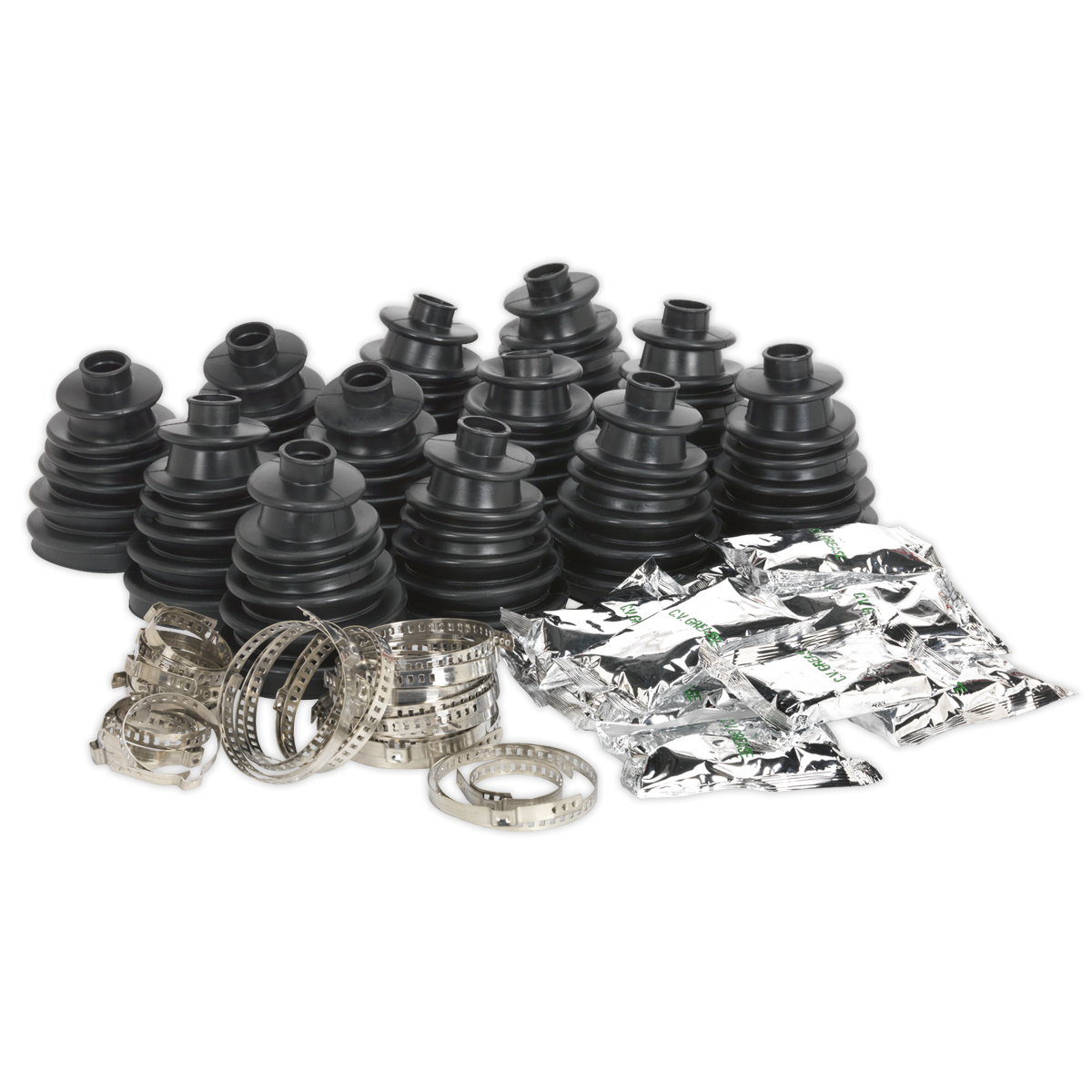 Sealey CV9612 Universal Stretch CVJ Boot 56-116mm - Pack of 12 x CV96