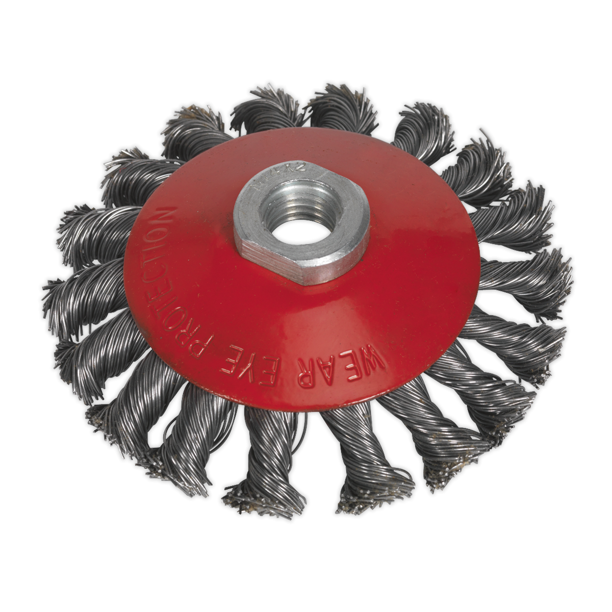Sealey CWB101 100mm Conical Wire Brush M14 x 2mm