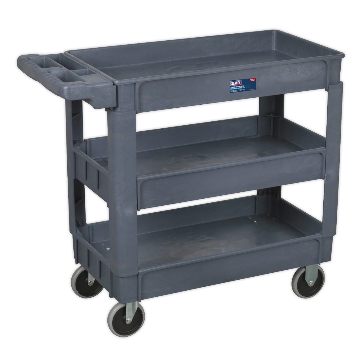 Sealey CX203 Composite Heavy-Duty Trolley 3-Level