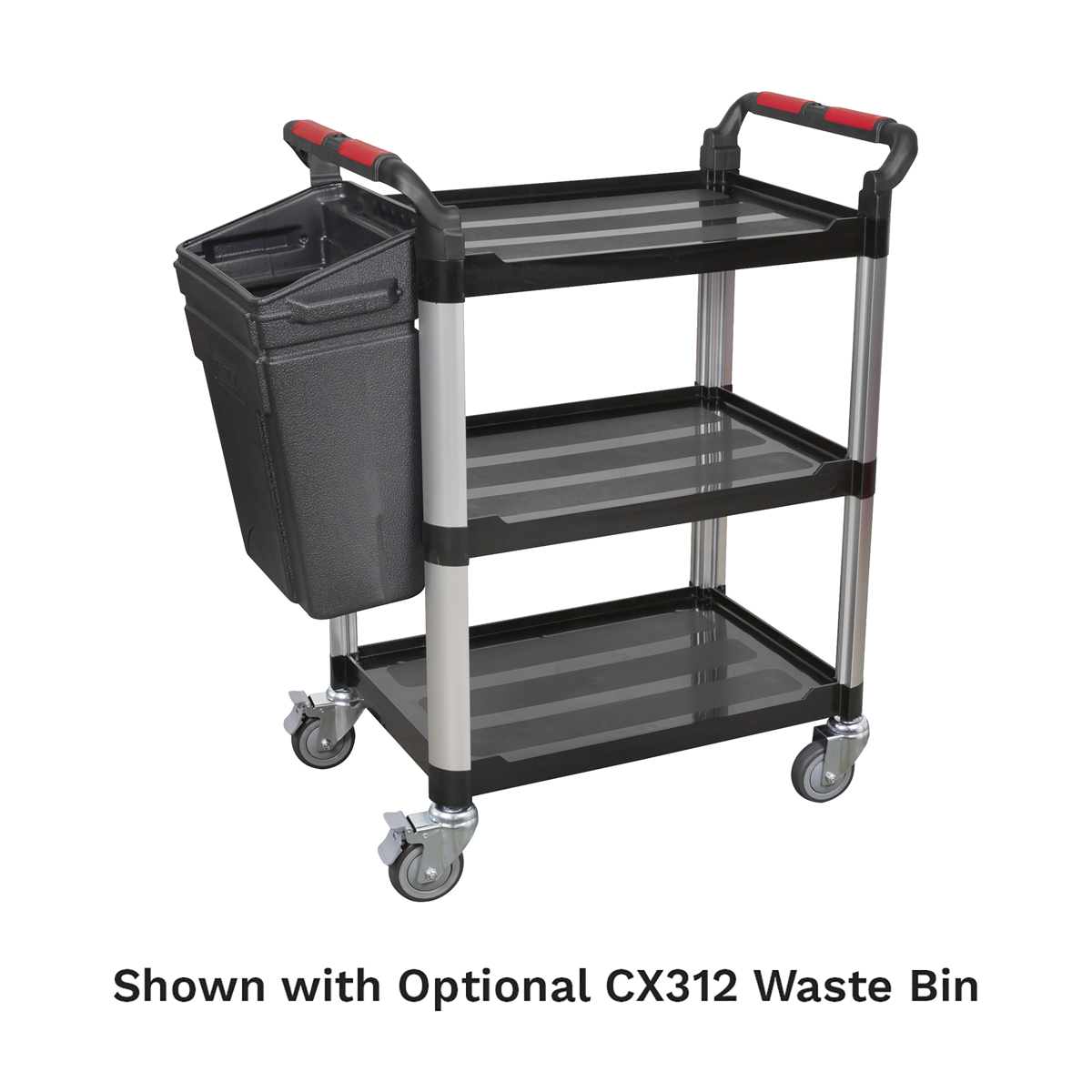 Sealey CX309 Composite Workshop Trolley 3-Level/3 Wall