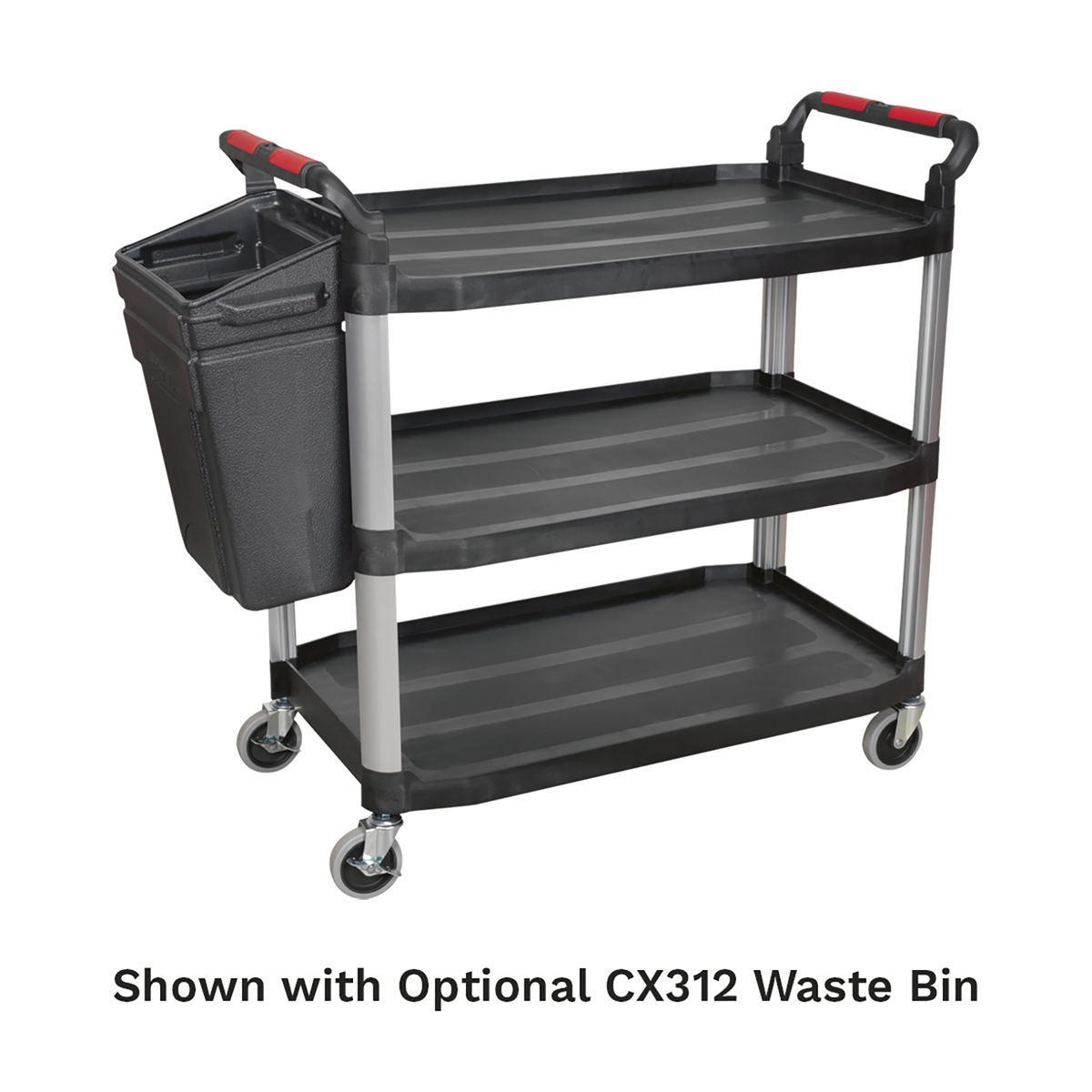 Sealey CX310 Composite Workshop Trolley 3-Level/3 Wall
