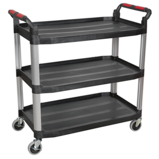 Sealey CX310 Composite Workshop Trolley 3-Level/3 Wall