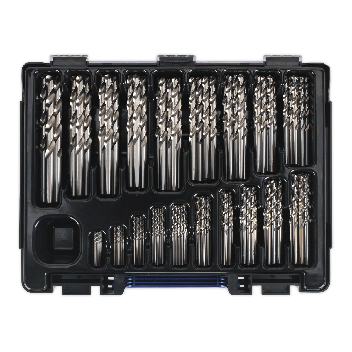 Sealey DBS170FG HSS Fully Ground Drill Bit Assortment 1-10mm 170pc