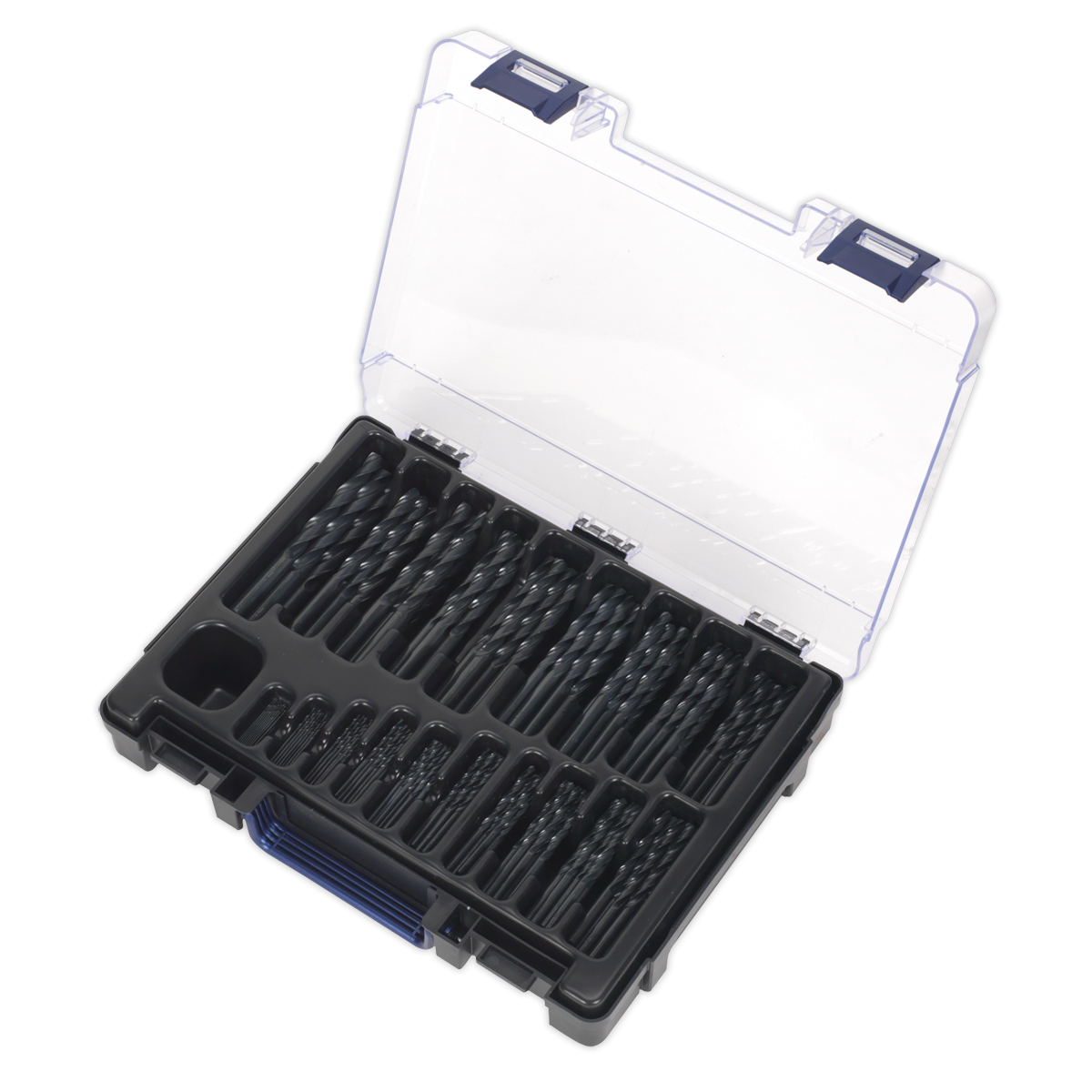 Sealey DBS170RF HSS Roll Forged Drill Bit Assortment 1-10mm 170pc