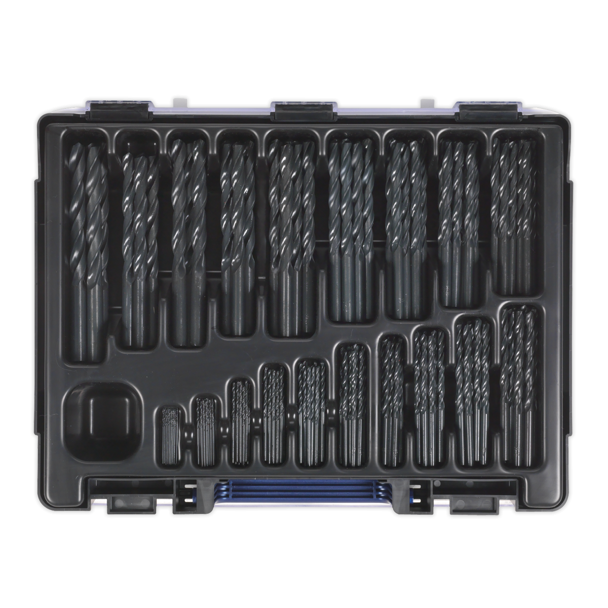 Sealey DBS170RF HSS Roll Forged Drill Bit Assortment 1-10mm 170pc