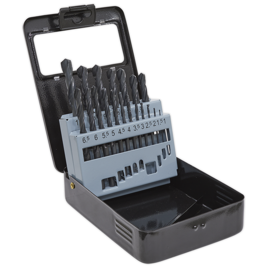 Sealey DBS19RF HSS Roll Forged Drill Bit Set 19pc