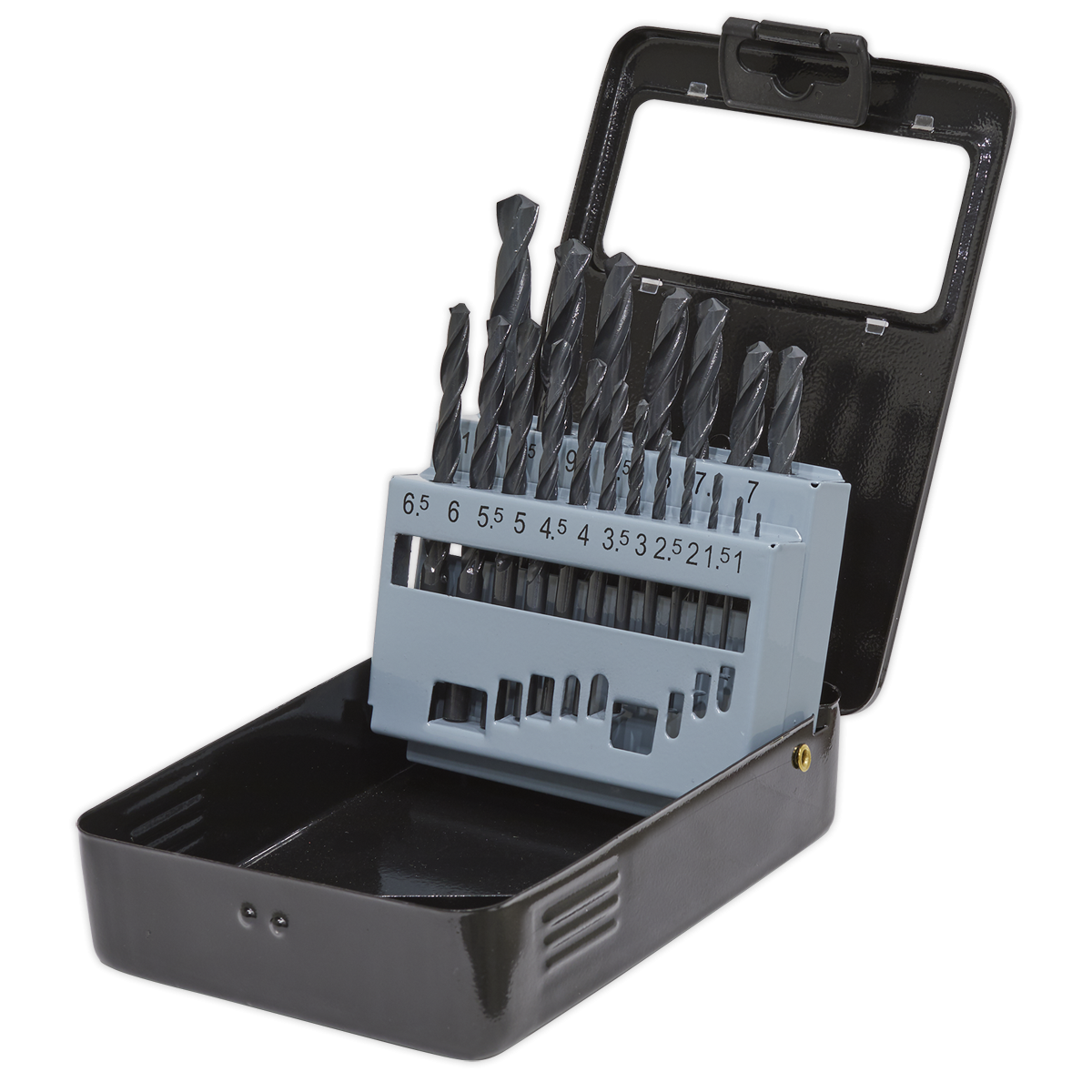 Sealey DBS19RF HSS Roll Forged Drill Bit Set 19pc