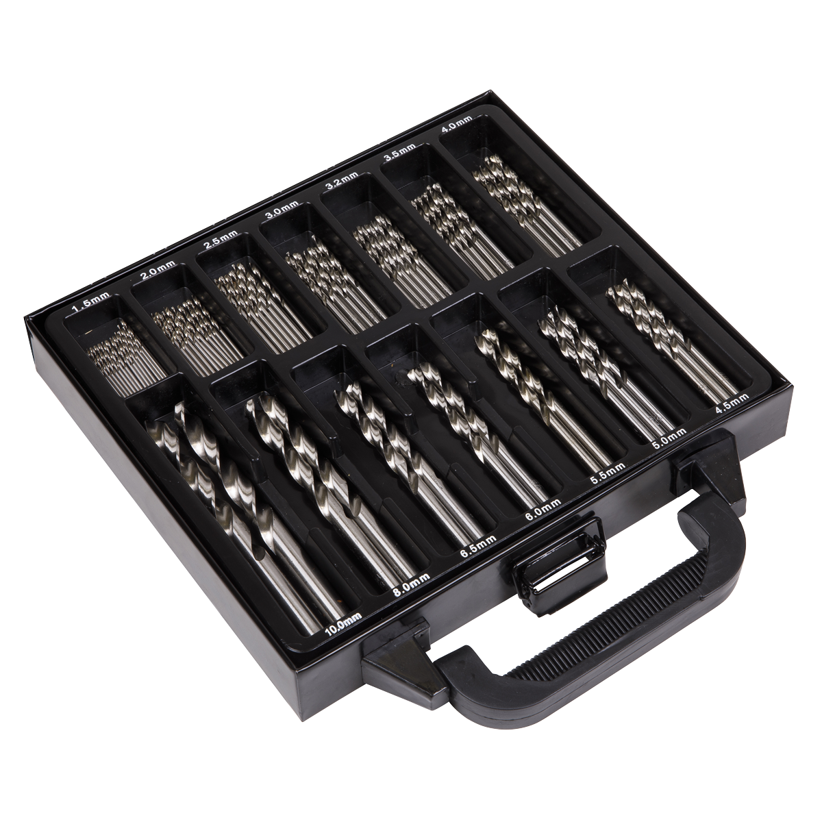 Sealey DBS99FG HSS Fully Ground Drill Bit Set 99pc