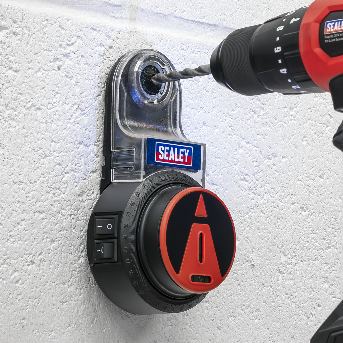 Sealey DDE01 Vacuum Drill Dust Extractor with Laser Light & Spirit Level 3.7V