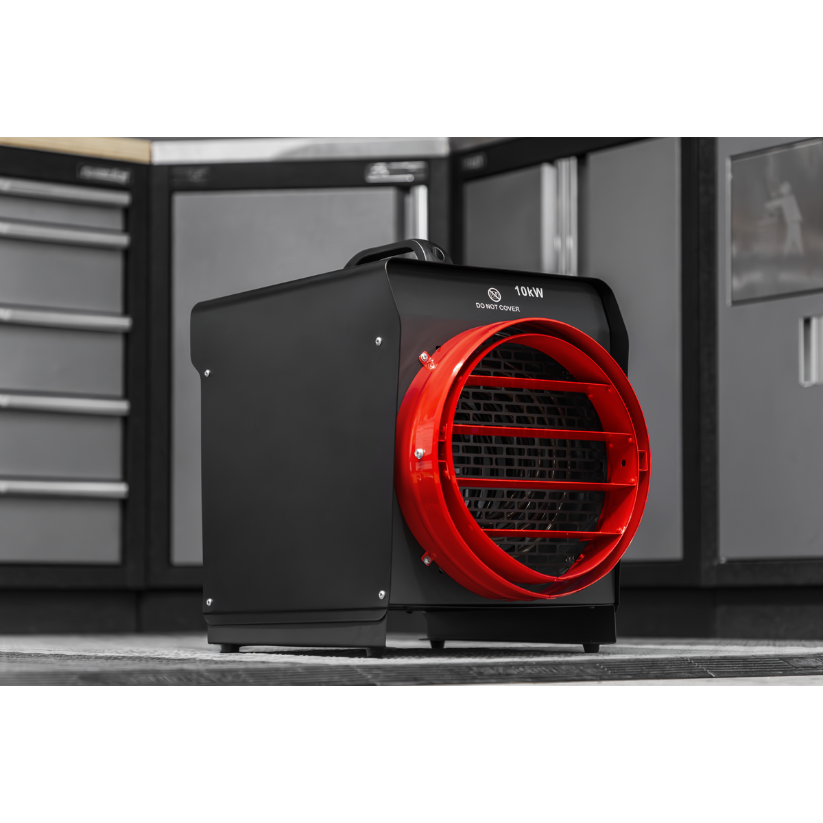 Sealey DEH10001 Industrial Fan Heater with Ducting 10kW/400V