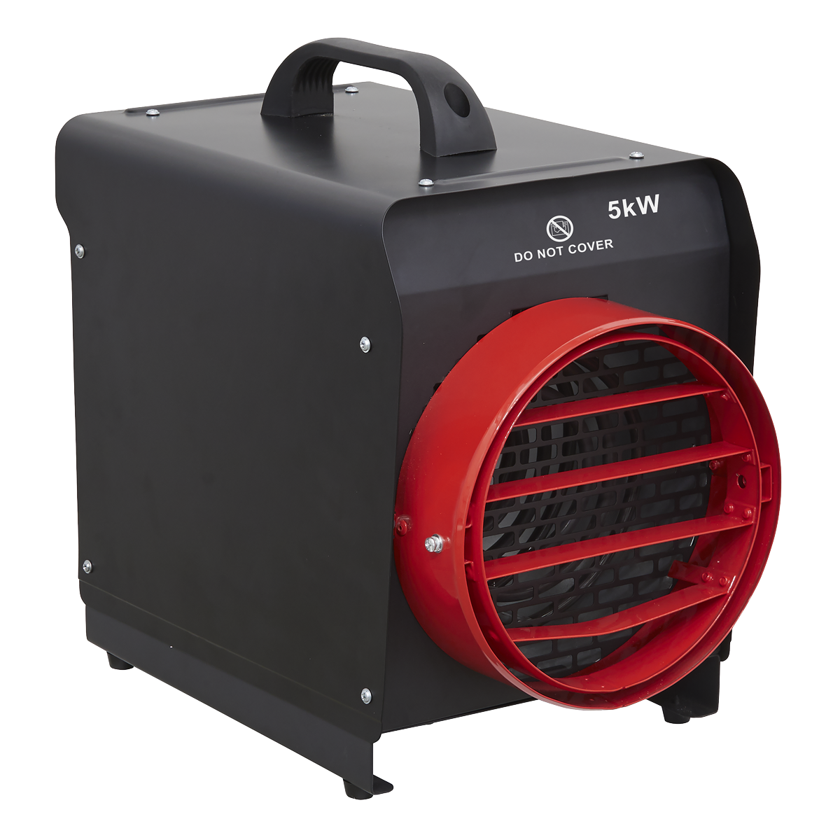 Sealey DEH5001 Industrial Fan Heater with Ducting 5kW/400V