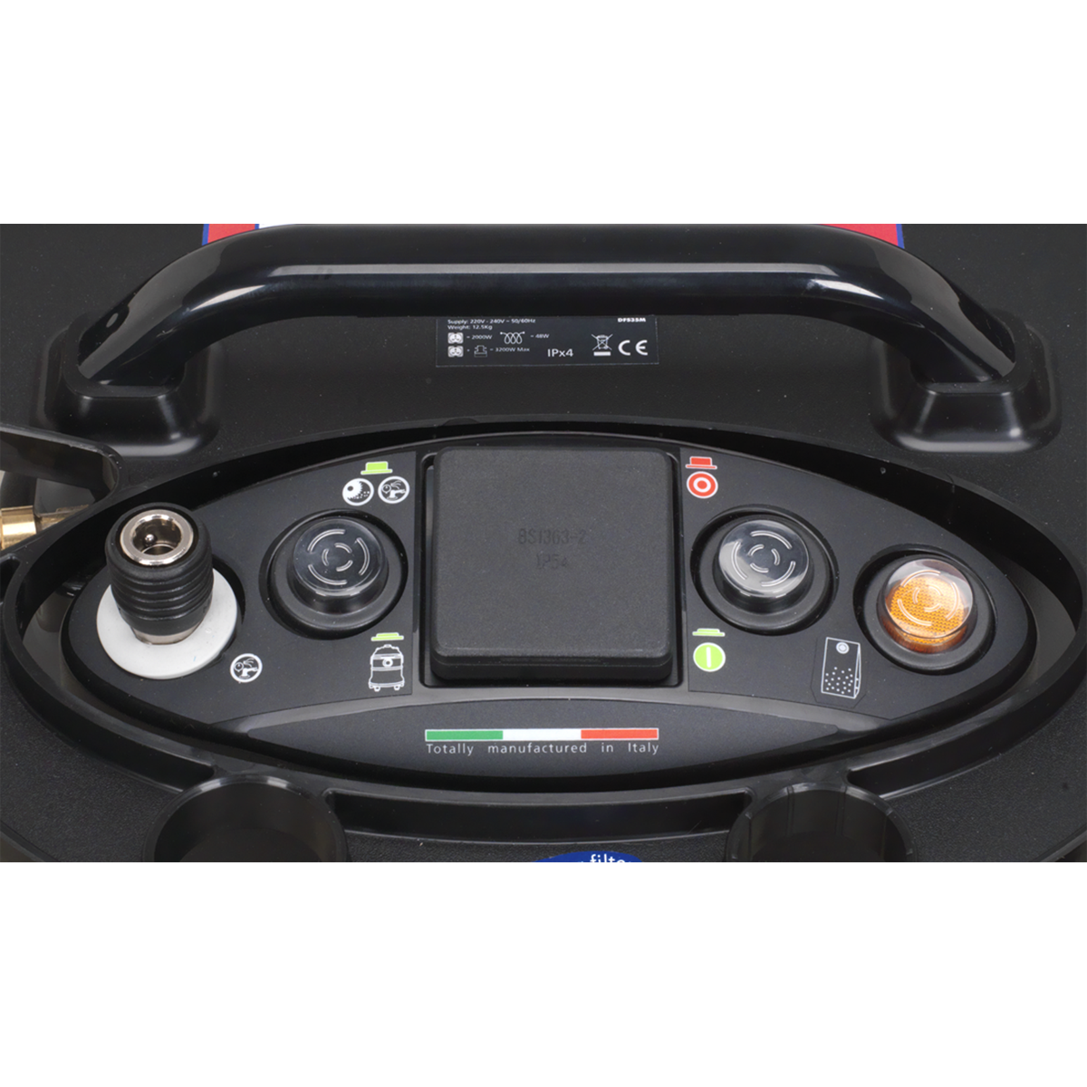 Sealey DFS35M M Class Dust-Free Industrial Wet & Dry Vacuum Cleaner 35L with Autostart for Air/Electric Power Tools 1000W/230V