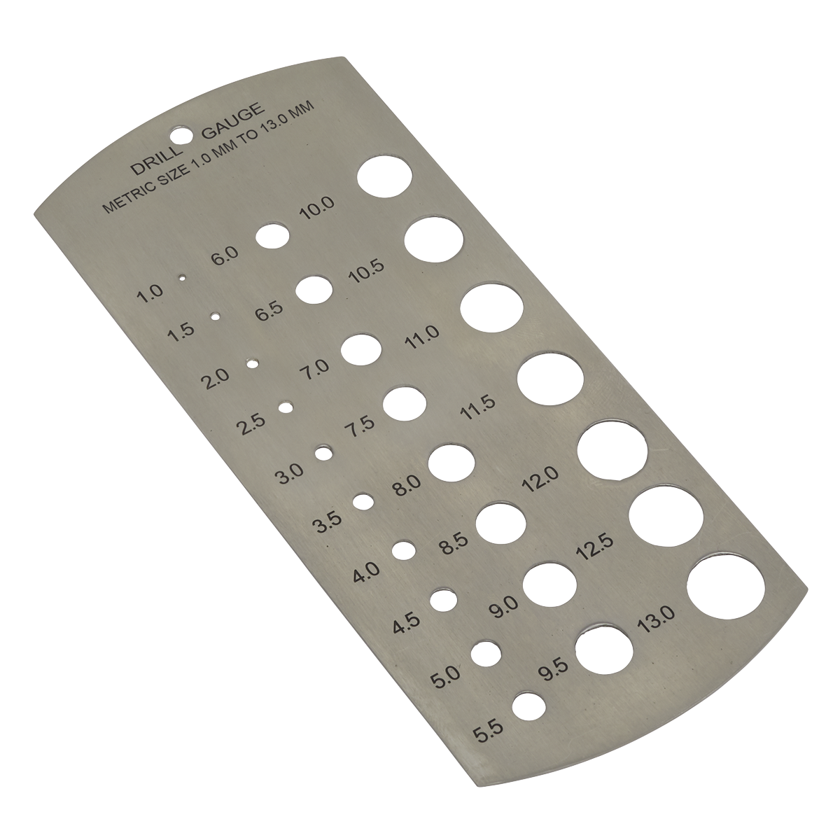 Sealey DGM1 Metric Drill Gauge 1-13mm