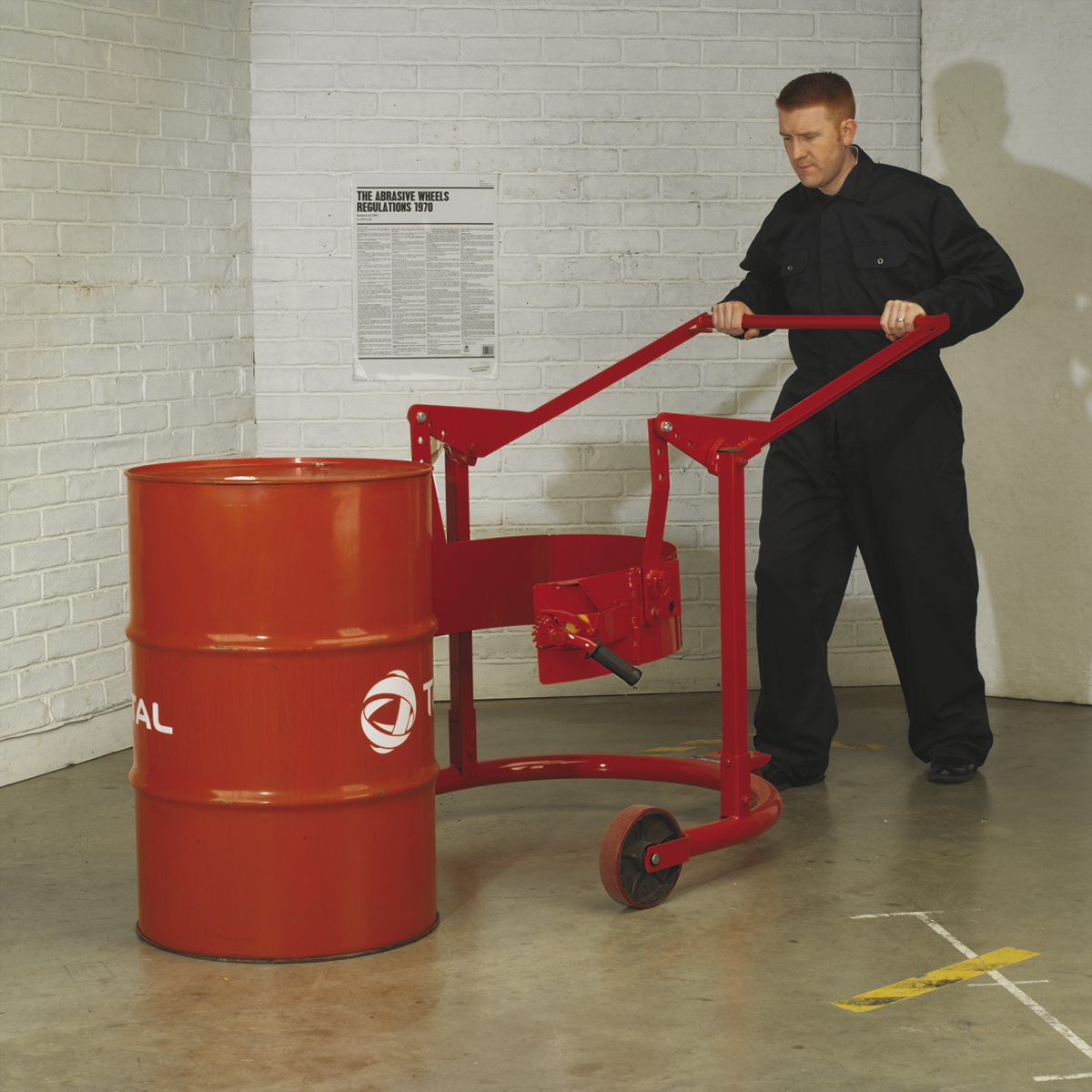 Sealey DH02 Mobile Drum Handler 205L