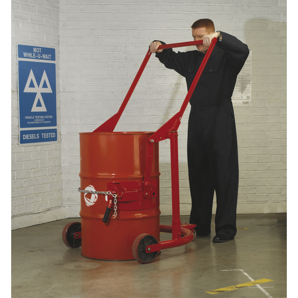 Sealey DH02 Mobile Drum Handler 205L