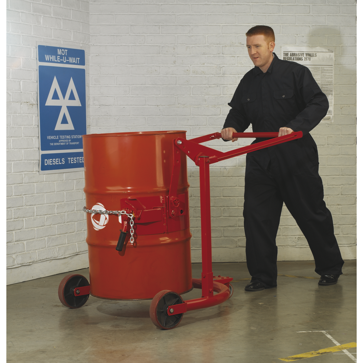 Sealey DH02 Mobile Drum Handler 205L