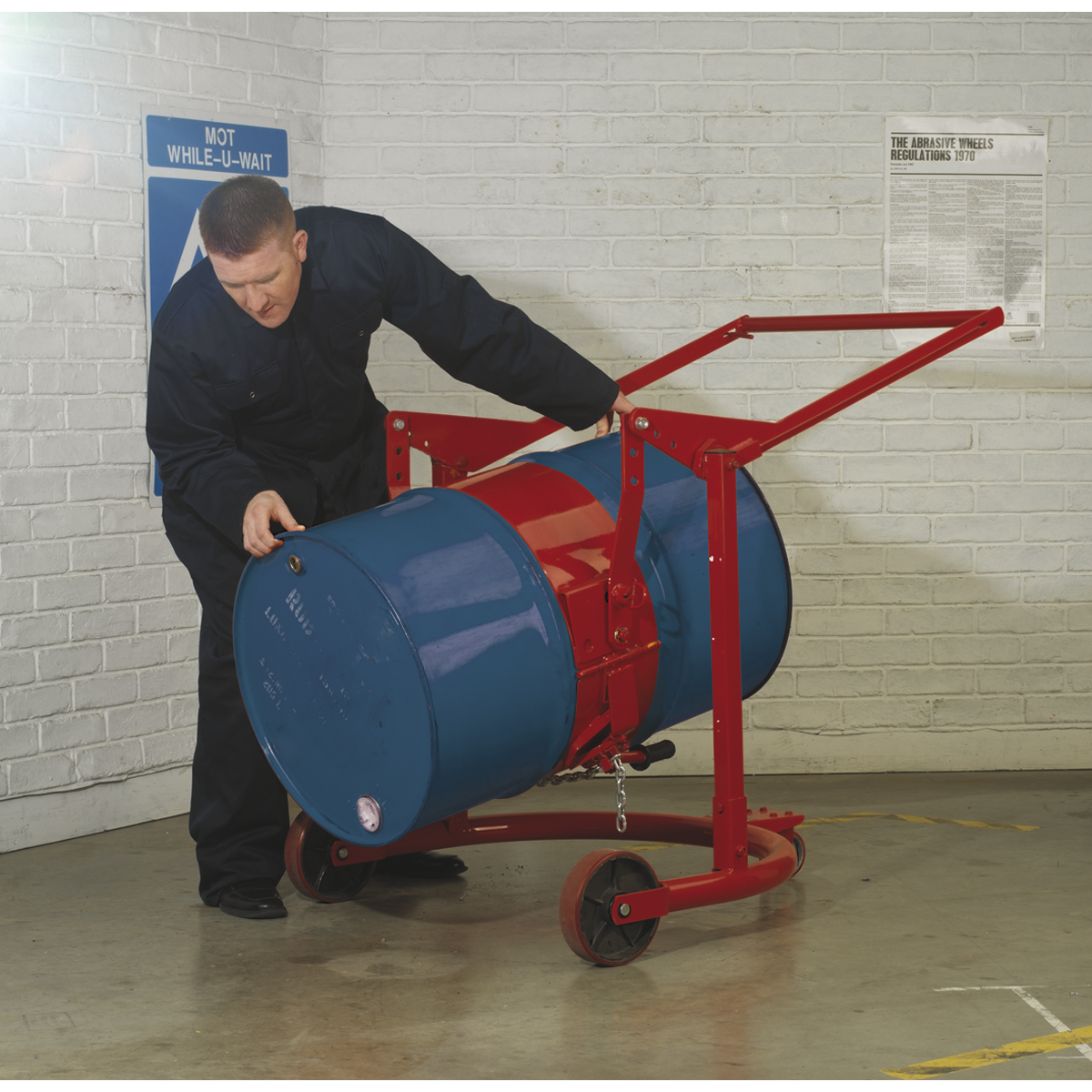 Sealey DH02 Mobile Drum Handler 205L