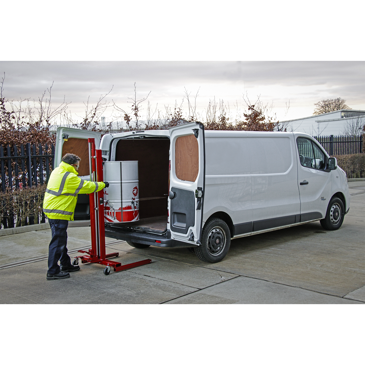 Sealey DH03 Hydraulic Drum Truck & Van Loader 205L