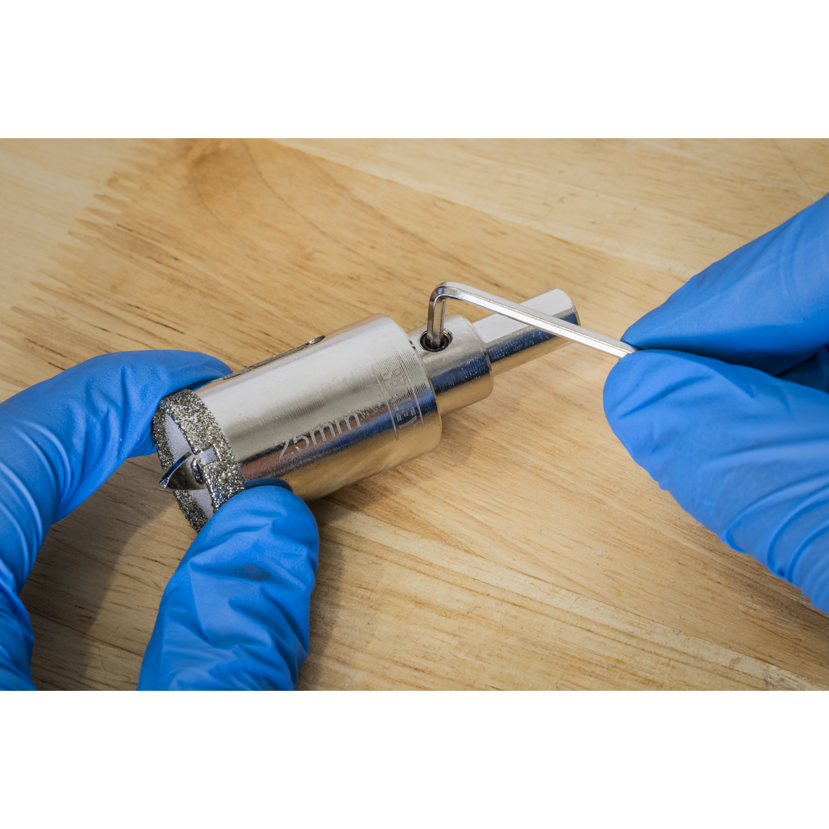 Sealey DHS25 Electroplated Diamond Hole Saw 25mm