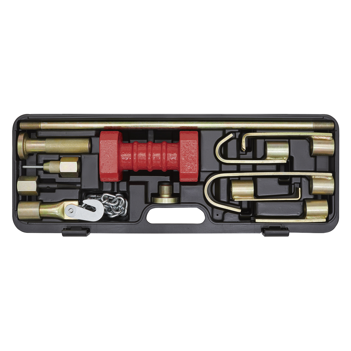 Sealey DP90 4.4kg Heavy-Duty Slide Hammer Set 10pc