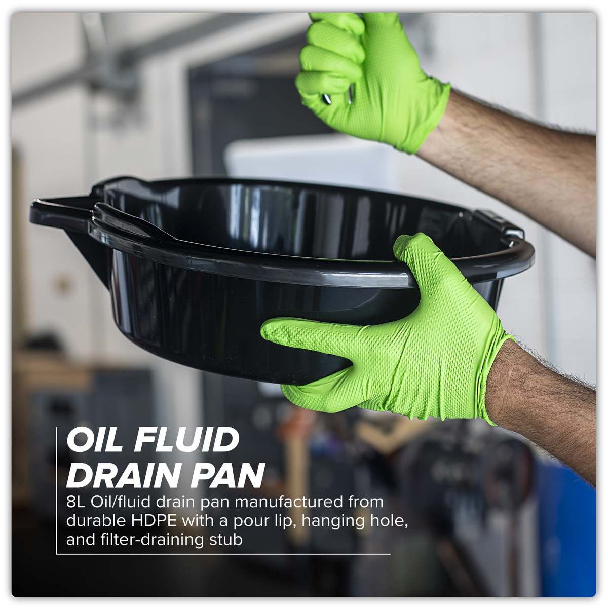 Sealey DRP01 Oil Drain Pan 8L