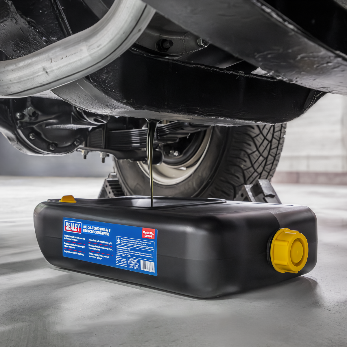 Sealey DRP07 Oil/Fluid Drain & Recycle Container 10L