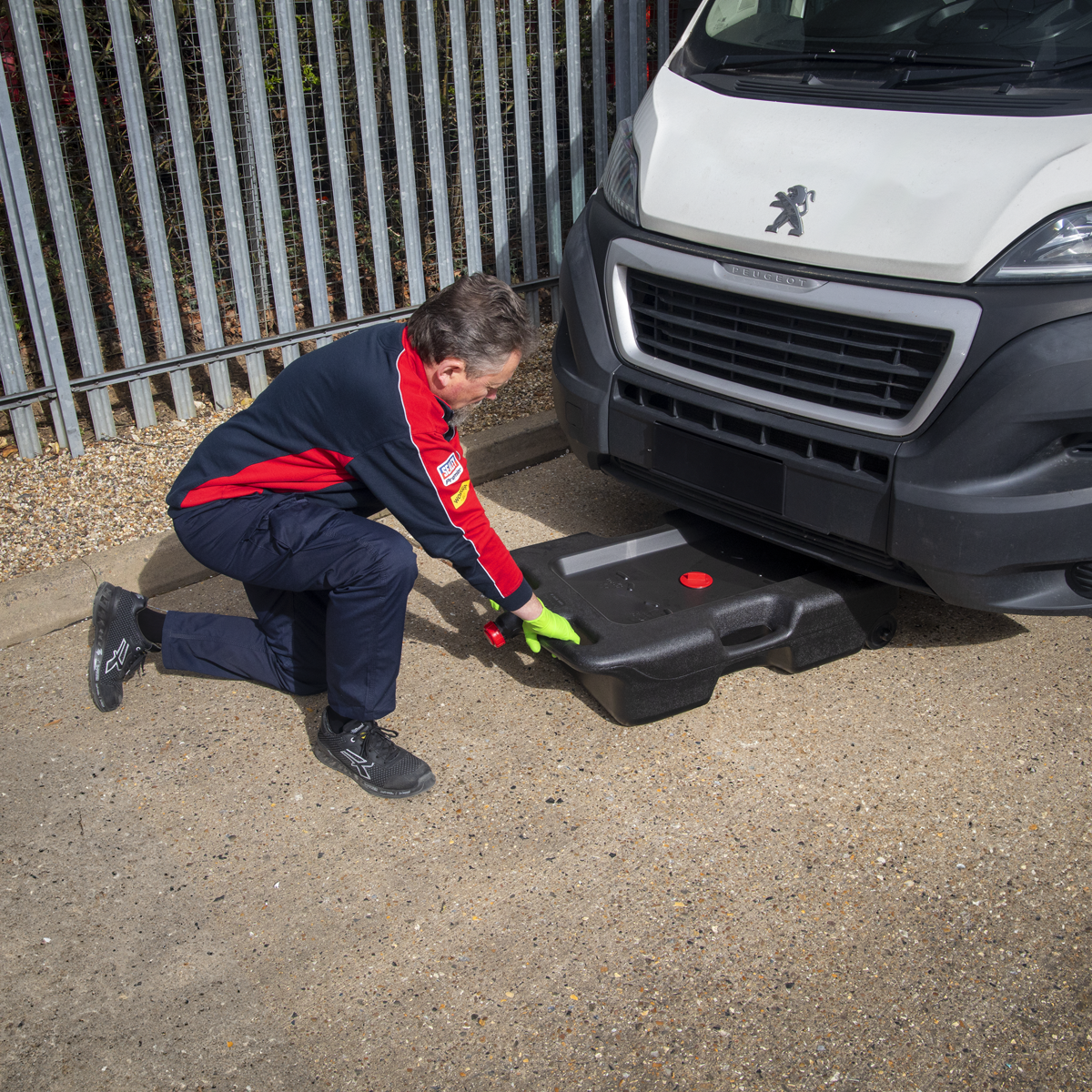 Sealey DRP09 Oil/Fluid Drain & Recycling Container with Wheels 57L