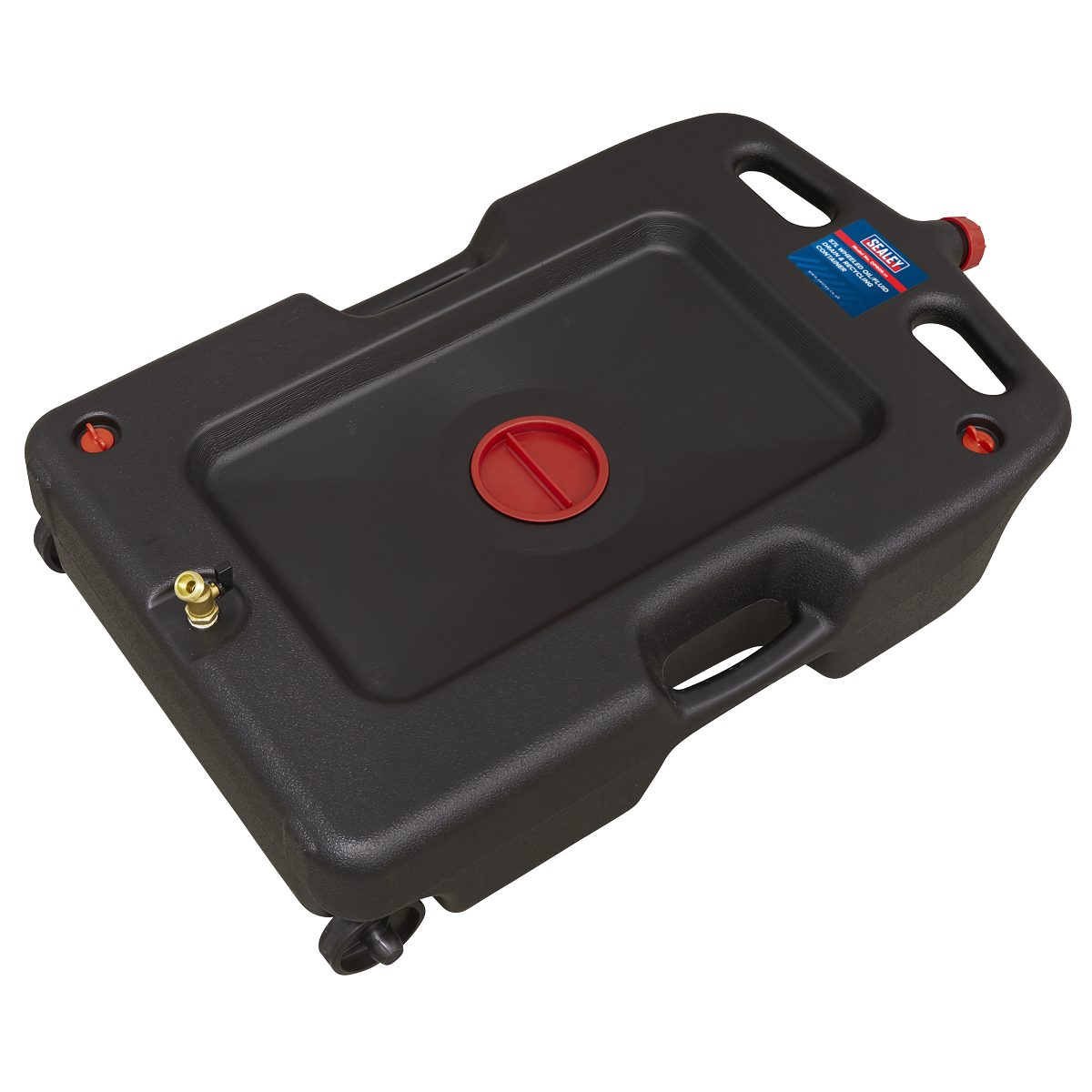 Sealey DRP09 Oil/Fluid Drain & Recycling Container with Wheels 57L