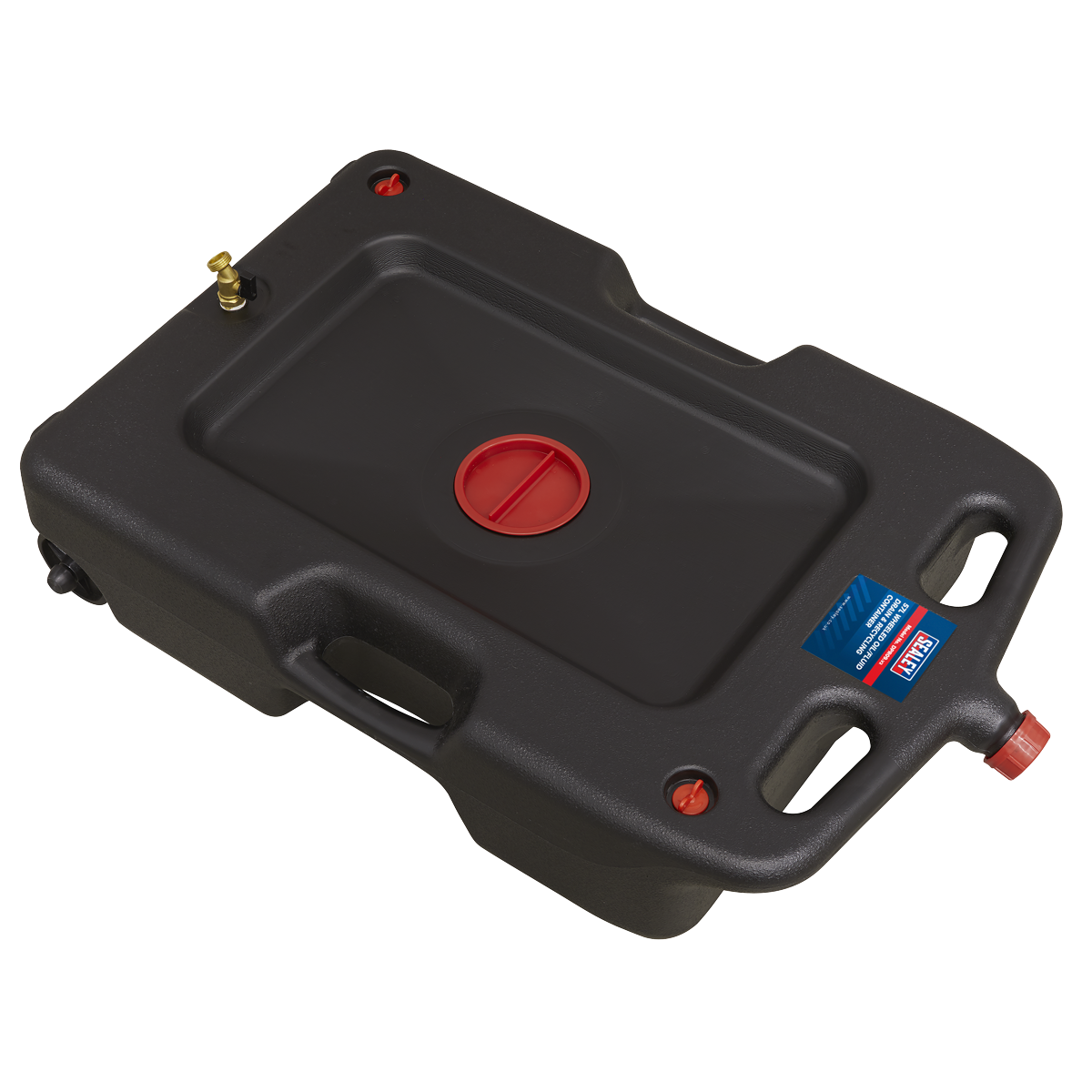 Sealey DRP09 Oil/Fluid Drain & Recycling Container with Wheels 57L