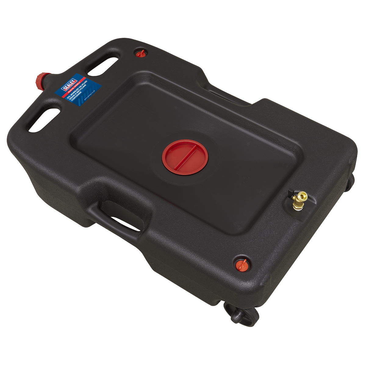 Sealey DRP09 Oil/Fluid Drain & Recycling Container with Wheels 57L