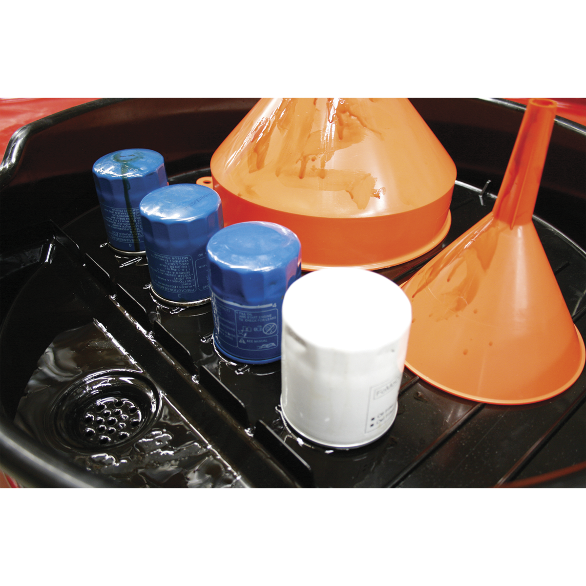 Sealey DRP19 Oil Drum Drain Pan for 205L Drum