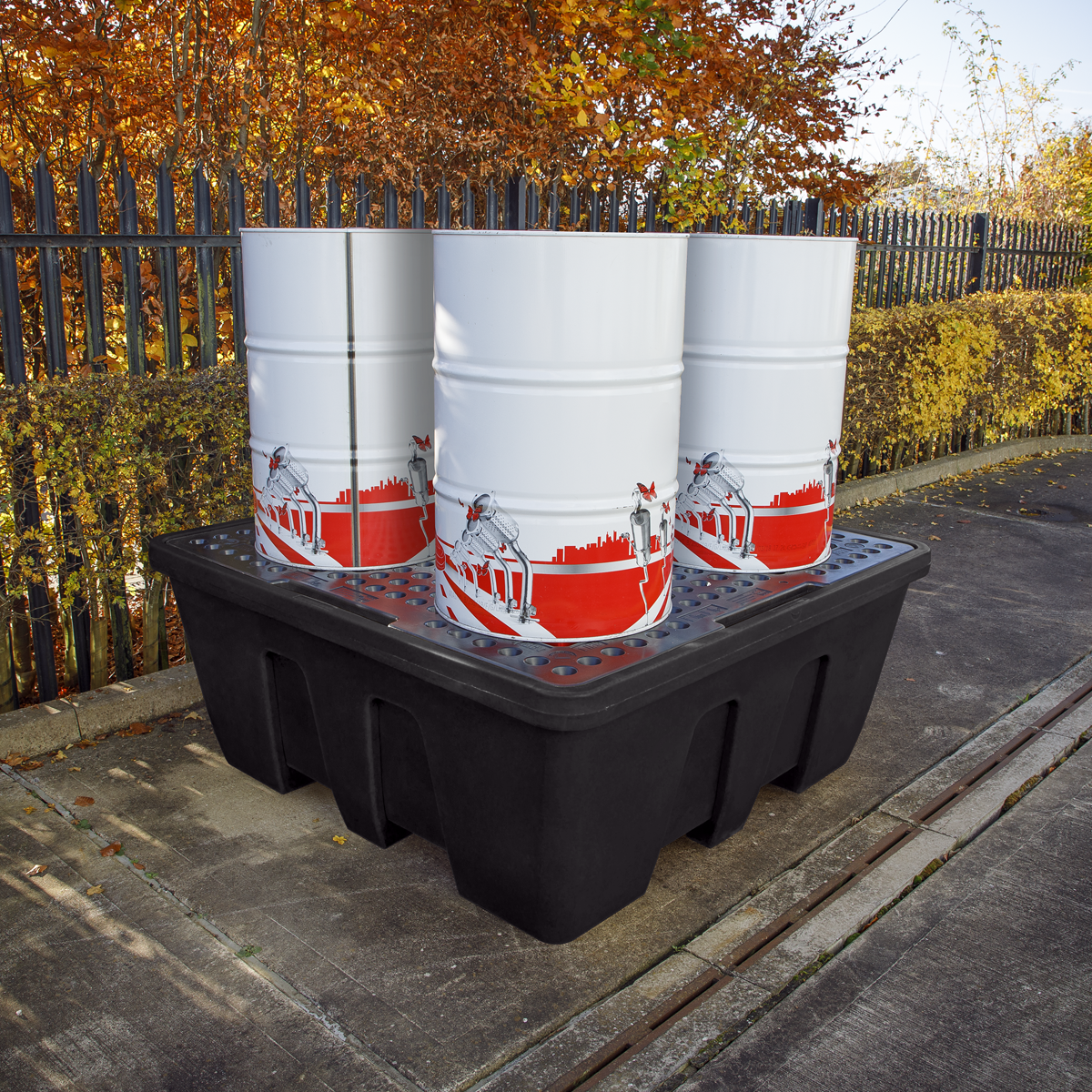 Sealey DRP24 IBC Bund/Spill Pallet 1660 x 1670 x 710mm