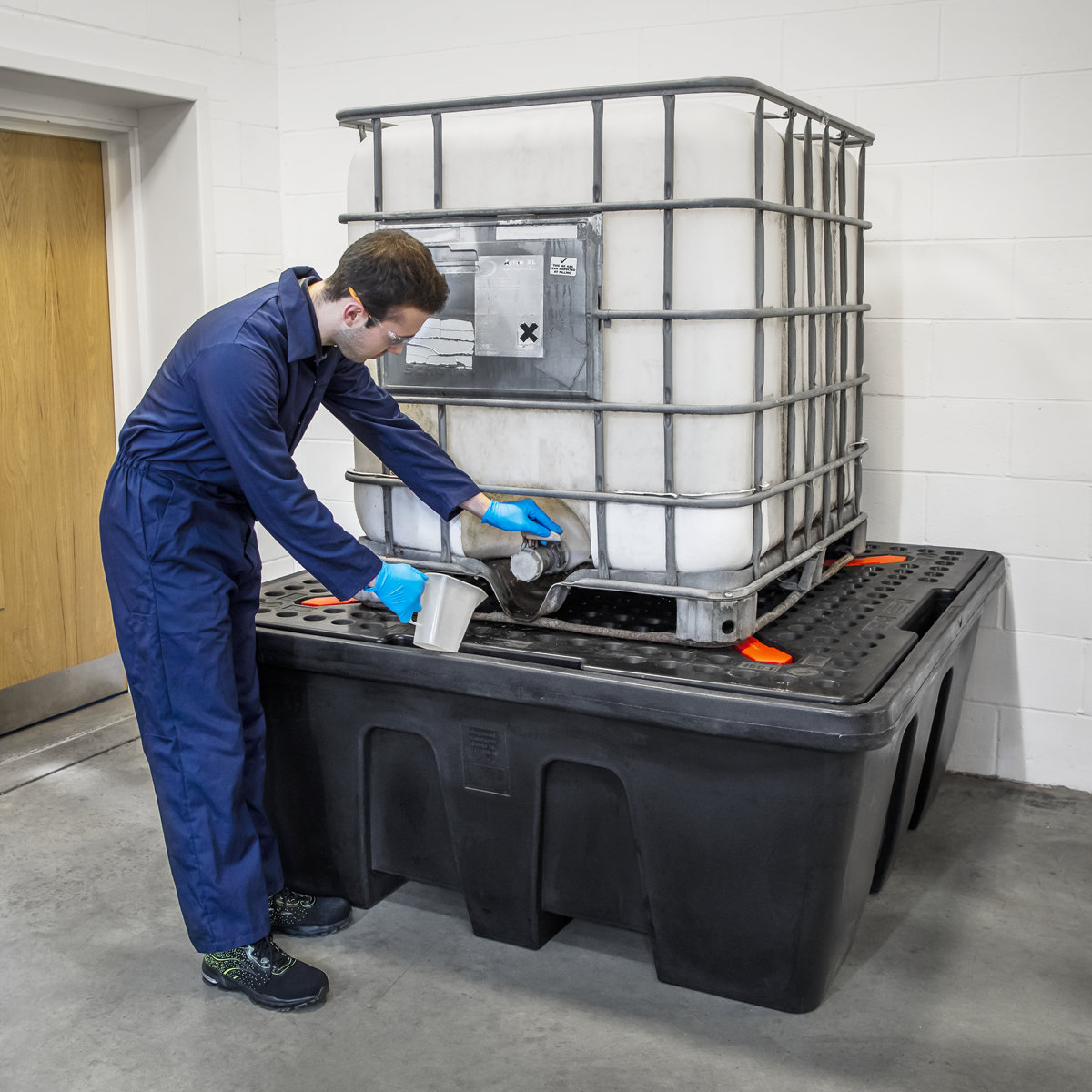 Sealey DRP24 IBC Bund/Spill Pallet 1660 x 1670 x 710mm