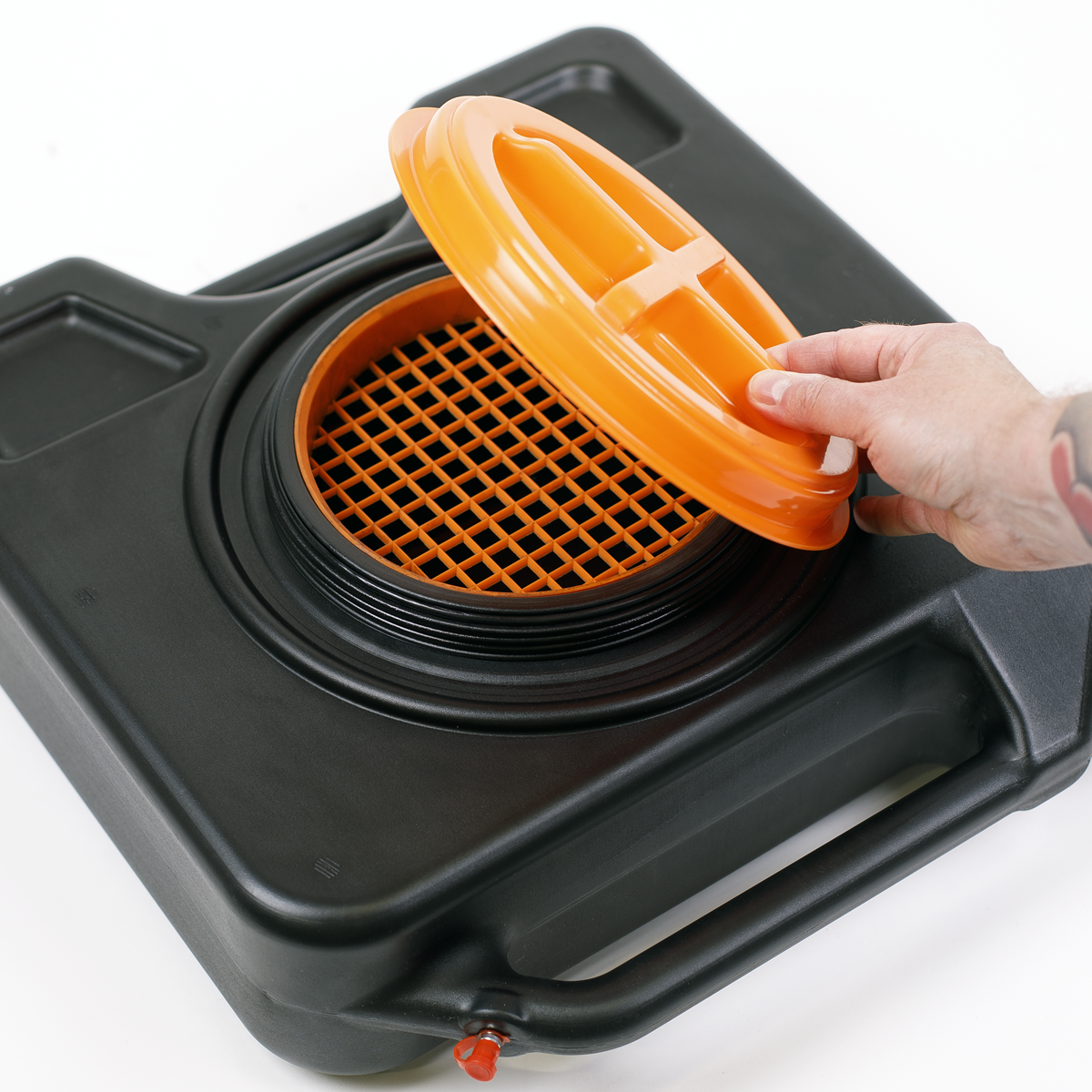 Sealey DRP44 Oil/Fluid Drain & Recycling Container with Wheels 15L