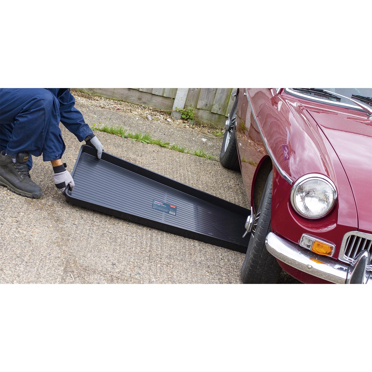 Sealey DRPL25 Low Profile Oil Drip Tray 25L