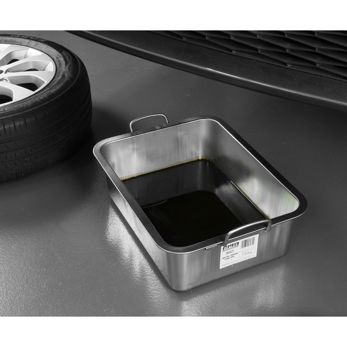 Sealey DRPM4 Metal Drain Pan 20L